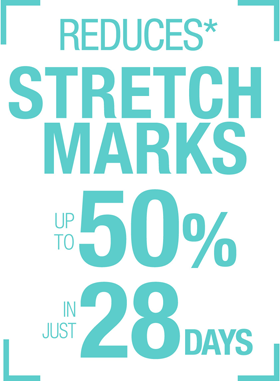 Reduces stretch marks up to 50% in just 28 days